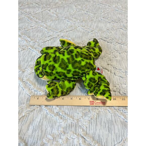 Ganz Webkins Bullfrog Spotted Frog Plush Green Stuffed Animal Toy NO CODE - Picture 4 of 6